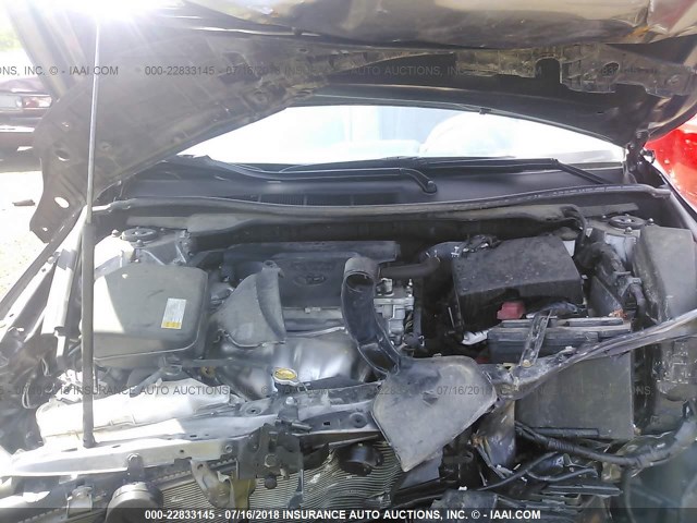 4T1BF1FK4FU109077 - 2015 TOYOTA CAMRY LE/XLE/SE/XSE GRAY photo 10