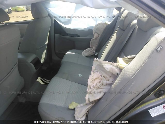 4T1BF1FK4FU109077 - 2015 TOYOTA CAMRY LE/XLE/SE/XSE GRAY photo 8