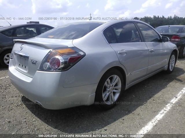 1N4BL2AP2BC146110 - 2011 NISSAN ALTIMA SR SILVER photo 4