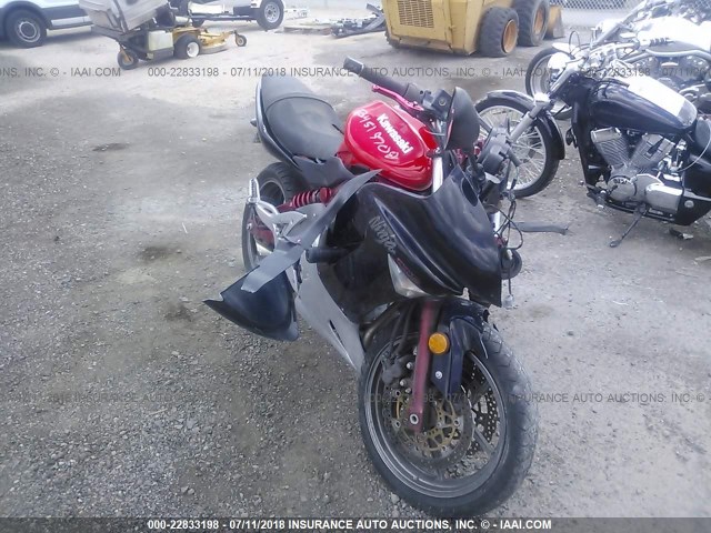 JKAEXEA186A011931 - 2006 KAWASAKI EX650 A6F RED photo 1