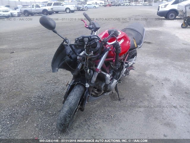 JKAEXEA186A011931 - 2006 KAWASAKI EX650 A6F RED photo 2