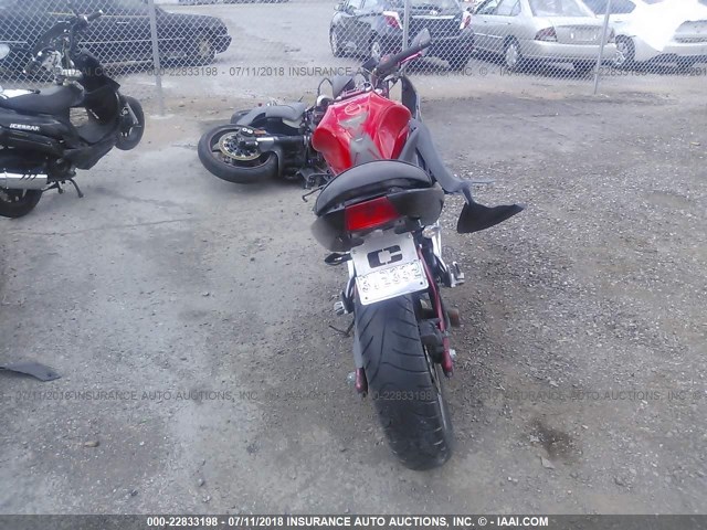 JKAEXEA186A011931 - 2006 KAWASAKI EX650 A6F RED photo 6