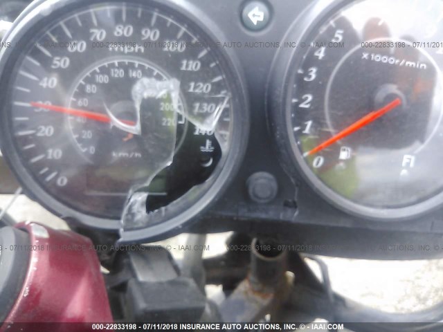 JKAEXEA186A011931 - 2006 KAWASAKI EX650 A6F RED photo 7