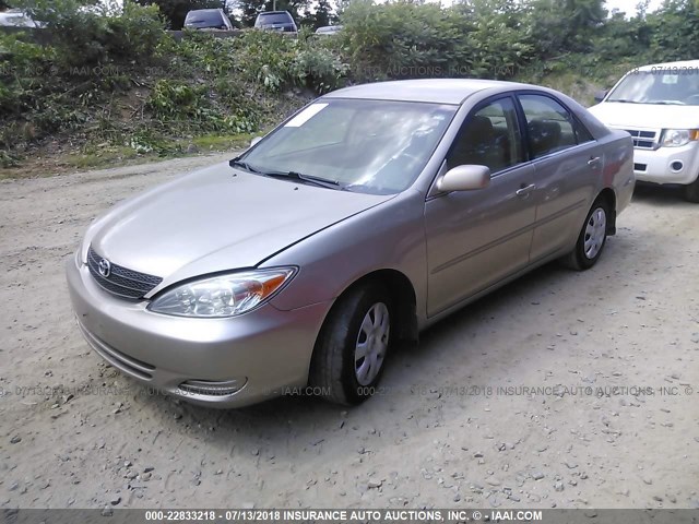 4T1BE32K12U626903 - 2002 TOYOTA CAMRY LE/XLE/SE 棕色 照片 2