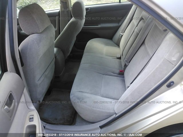 4T1BE32K12U626903 - 2002 TOYOTA CAMRY LE/XLE/SE 棕色 照片 8