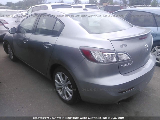 JM1BL1W53B1397886 - 2011 MAZDA 3 S SILVER photo 3