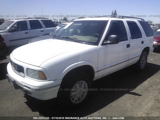 1GKDT13W3S2551243 - 1995 GMC JIMMY Beyaz fotoğraf 2