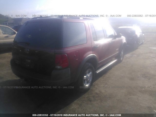 1FMZU72K54ZA73199 - 2004 FORD EXPLORER XLS/XLS SPORT RED photo 4