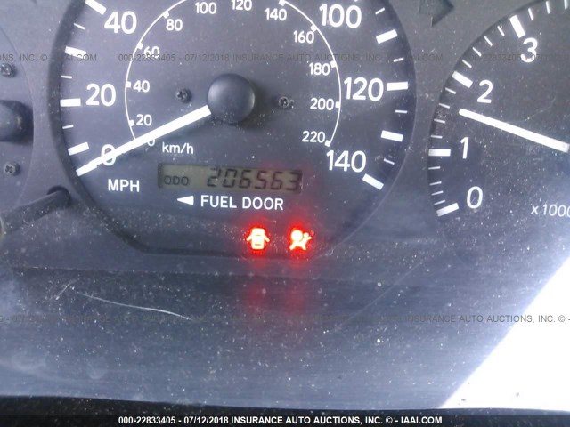 JT2BG22K910606602 - 2001 TOYOTA CAMRY CE/LE/XLE შავი ფოტო 7