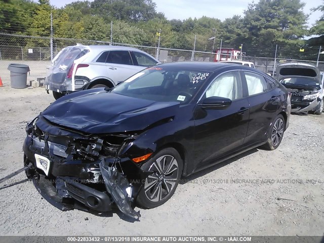 2HGFC1F77GH652536 - 2016 HONDA CIVIC EXL 黑色 照片 2