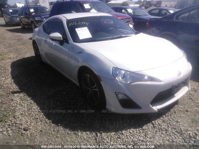 JF1ZNAA11F8712801 - 2015 TOYOTA SCION FR-S WHITE photo 1