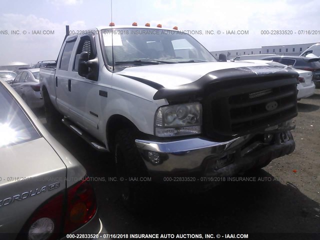 1FTSW31F31ED88678 - 2001 FORD F350 SRW SUPER DUTY WHITE photo 1