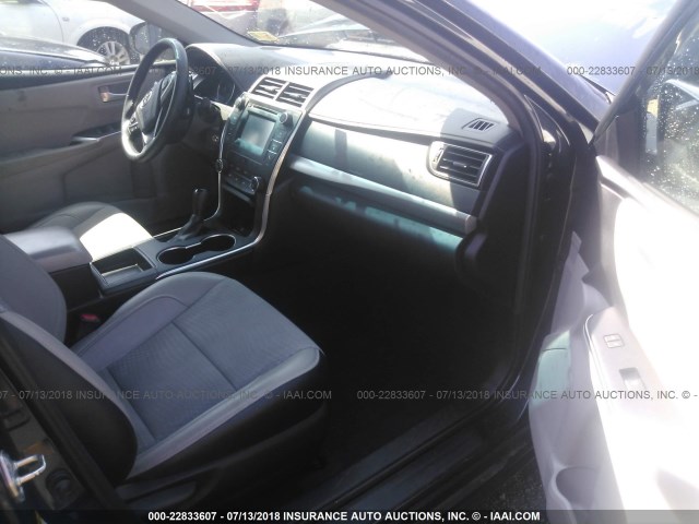 4T1BF1FK7FU033791 - 2015 TOYOTA CAMRY LE/XLE/SE/XSE 蓝色 照片 5