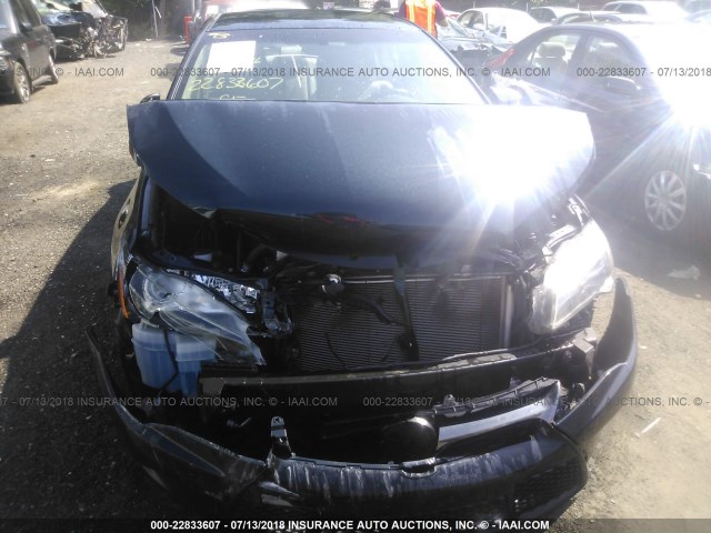 4T1BF1FK7FU033791 - 2015 TOYOTA CAMRY LE/XLE/SE/XSE 蓝色 照片 6