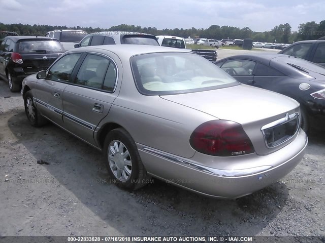 1LNHM97V32Y696303 - 2002 LINCOLN CONTINENTAL  银色 照片 3