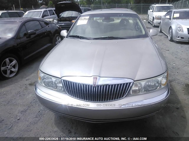 1LNHM97V32Y696303 - 2002 LINCOLN CONTINENTAL  SILVER photo 6