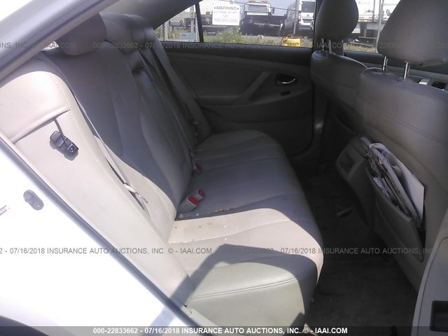 4T1BE46K78U734399 - 2008 TOYOTA CAMRY CE/LE/XLE/SE WHITE photo 8