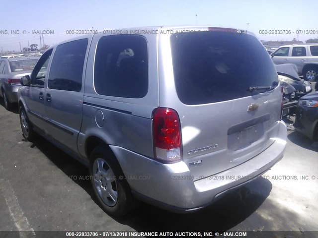 1GNDV23W08D119399 - 2008 CHEVROLET UPLANDER LS SILVER photo 3