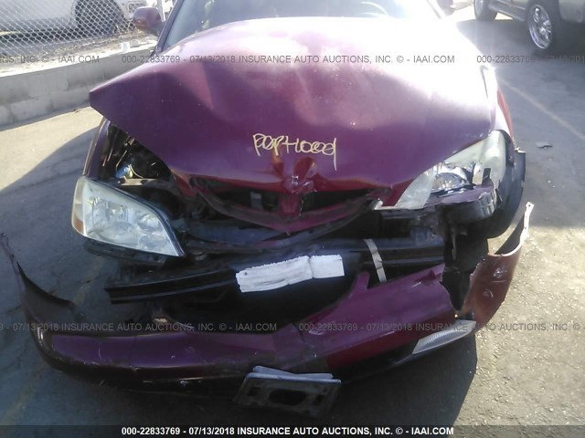 19UYA42651A030519 - 2001 ACURA 3.2CL TYPE-S BURGUNDY photo 10