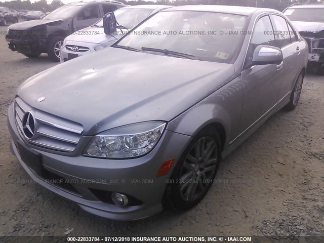 WDDGF81X99F246827 - 2009 MERCEDES-BENZ C 300 4MATIC GRAY photo 2