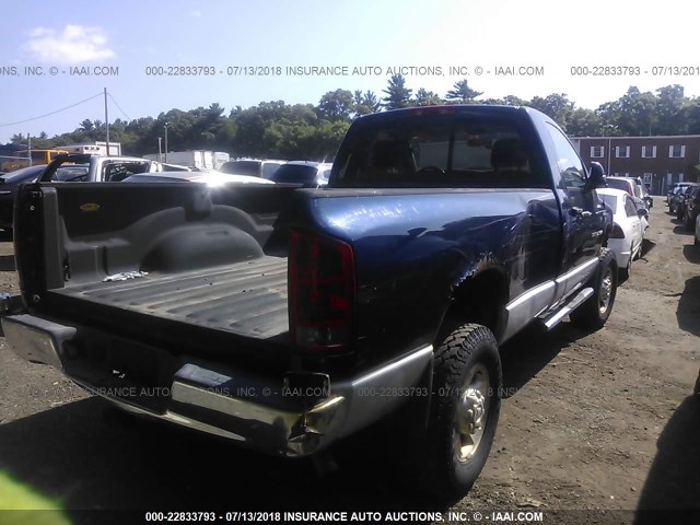 3D7KU26DX4G187984 - 2004 DODGE RAM 2500 ST/SLT BLUE photo 4