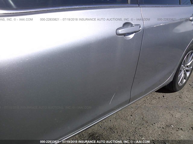 4T1BF1FK7FU947748 - 2015 TOYOTA CAMRY LE/XLE/SE/XSE SILVER photo 6