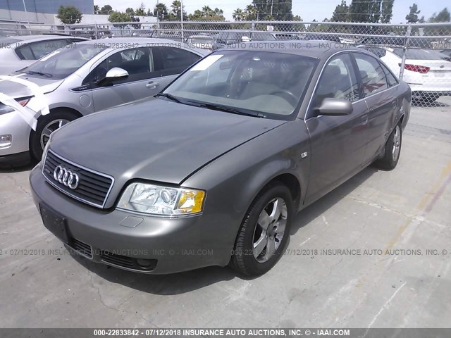 WAULD64B82N068968 - 2002 AUDI A6 2.7T QUATTRO BEIGE photo 2