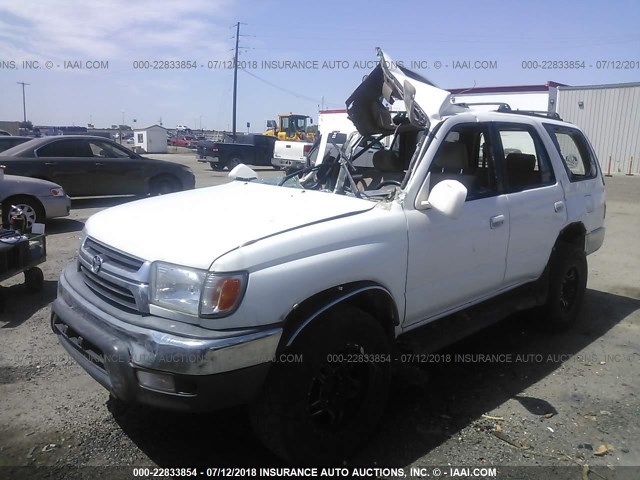 JT3HN86R110353149 - 2001 TOYOTA 4RUNNER SR5 WHITE photo 2