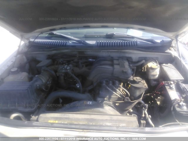 1FMZU63K75UB89902 - 2005 FORD EXPLORER XLT/XLT SPORT/NBX 白色 照片 10