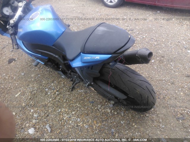 JKAZX4R1X9A010915 - 2009 KAWASAKI ZX600 R BLUE photo 6