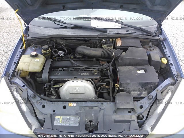 1FAFP34312W332501 - 2002 FORD FOCUS SE/SE COMFORT/SE SPORT BLUE photo 10