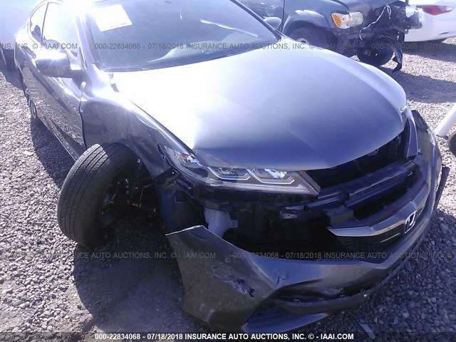 1HGCT1B3XGA013264 - 2016 HONDA Accord LX-S GRAY photo 6