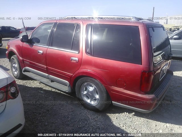 5LMPU28A9XLJ23583 - 1999 LINCOLN NAVIGATOR 红色 照片 3