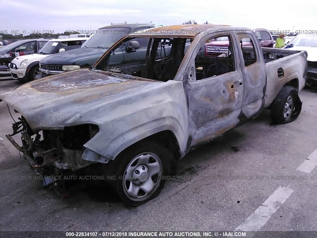 5TFRX5GN8GX056741 - 2016 TOYOTA TACOMA ACCESS CAB/SR/SR5 WHITE photo 2