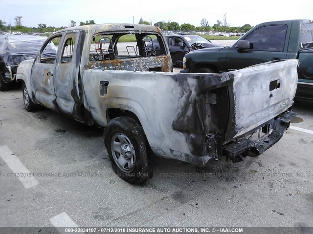 5TFRX5GN8GX056741 - 2016 TOYOTA TACOMA ACCESS CAB/SR/SR5 WHITE photo 3