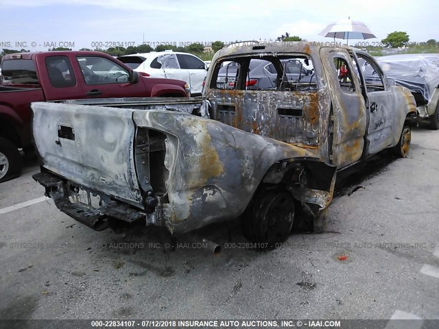 5TFRX5GN8GX056741 - 2016 TOYOTA TACOMA ACCESS CAB/SR/SR5 WHITE photo 4