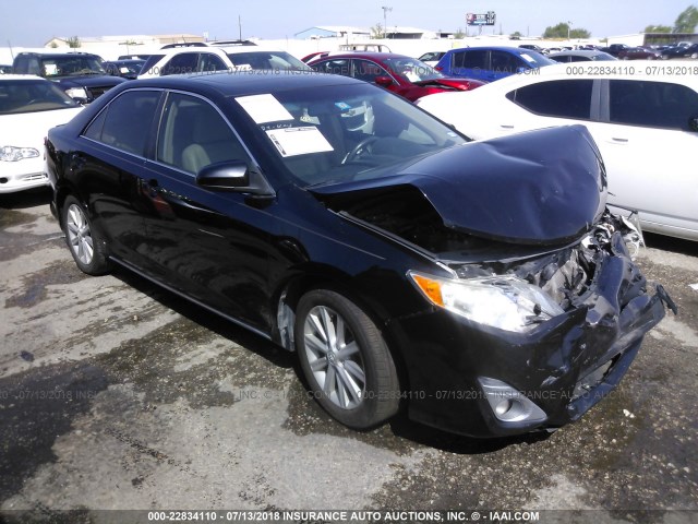 4T4BF1FK7CR169453 - 2012 TOYOTA CAMRY SE/LE/XLE შავი ფოტო 1