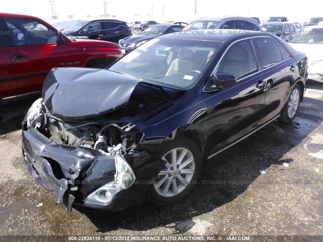 4T4BF1FK7CR169453 - 2012 TOYOTA CAMRY SE/LE/XLE შავი ფოტო 2