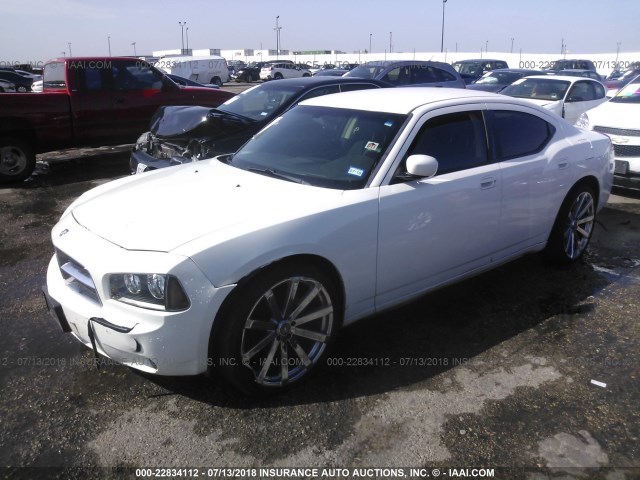 2B3CA4CD0AH245170 - 2010 DODGE CHARGER WHITE photo 2