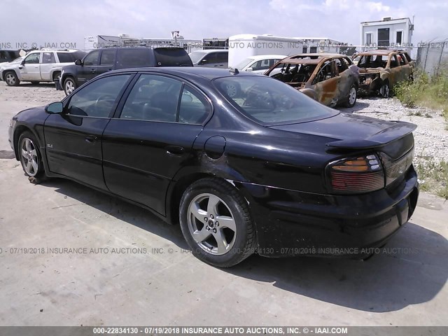 1G2HY54K74U185154 - 2004 PONTIAC BONNEVILLE SLE BLACK photo 3