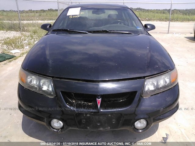 1G2HY54K74U185154 - 2004 PONTIAC BONNEVILLE SLE BLACK photo 6