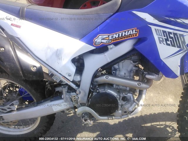 JYADG21E4EA006481 - 2014 YAMAHA WR250 R BLUE photo 8