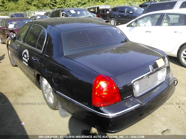 2LNBL8EV6BX761926 - 2011 LINCOLN TOWN CAR EXECUTIVE L BLACK photo 3
