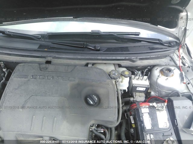 1G1ZB5E04CF236376 - 2012 CHEVROLET MALIBU LS SILVER photo 10