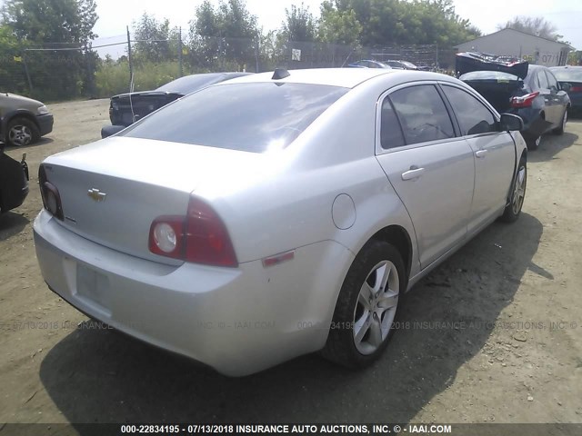 1G1ZB5E04CF236376 - 2012 CHEVROLET MALIBU LS SILVER photo 4