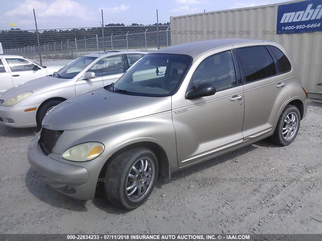 3C4FY58B23T528409 - 2003 CHRYSLER PT CRUISER TOURING GOLD photo 2