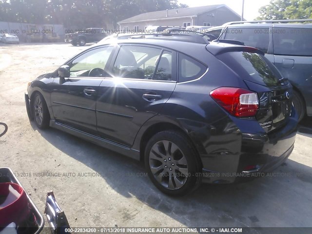 JF1GPAL65DH839994 - 2013 SUBARU IMPREZA SPORT PREMIUM GRAY photo 3