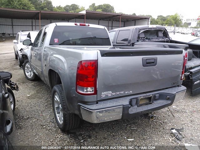 2GTEC19J081303004 - 2008 GMC SIERRA C1500 GRAY photo 3