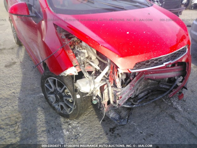 KL8CF6S97DC625390 - 2013 CHEVROLET SPARK 2LT RED photo 6