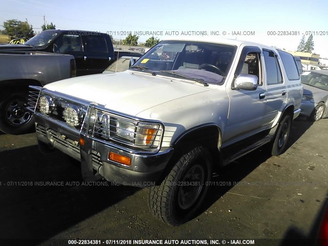 JT3VN39W6M8032396 - 1991 TOYOTA 4RUNNER VN39 SR5 WHITE photo 2